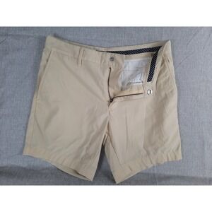 Bonobos Womens 30 Golf Performance 8'' Short Stretch Waistband Nylon Blend Cream